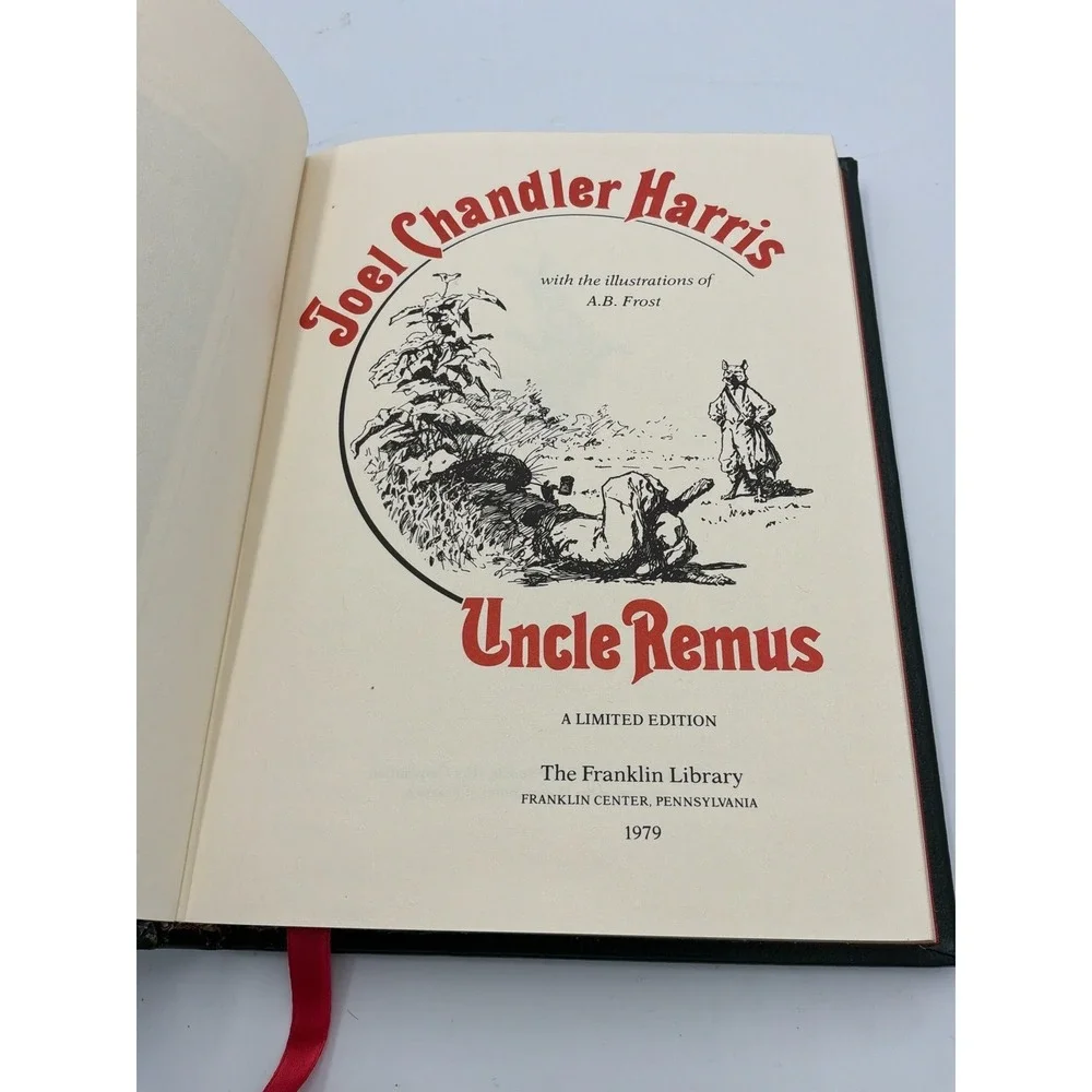 Uncle Remus Joel Chandler Harris Franklin Library 1979 Limited Edition Leather - Picture 2 of 10